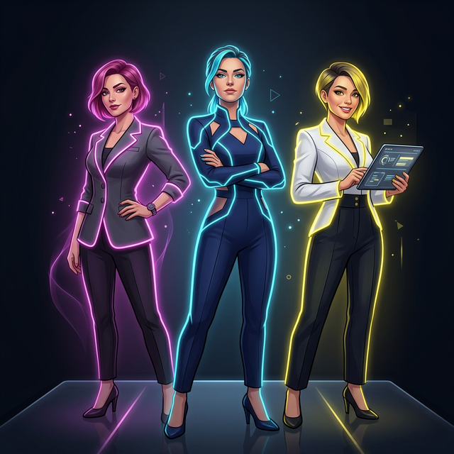 Charlie's Agents AI Silhouettes